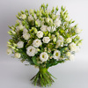 Букет из белых эустом доставка цветов и букетов в Вильнюсе Beatričės Gėlių Namai