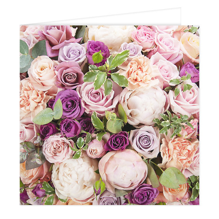 Открытка Blooms, доставка цветов в Вильнюсе Beatričės Gėlių Namai