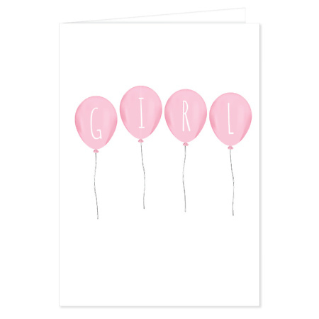 New Baby Girl Cards and Flower delivery in Vilnius Beatričės Gėlių Namai
