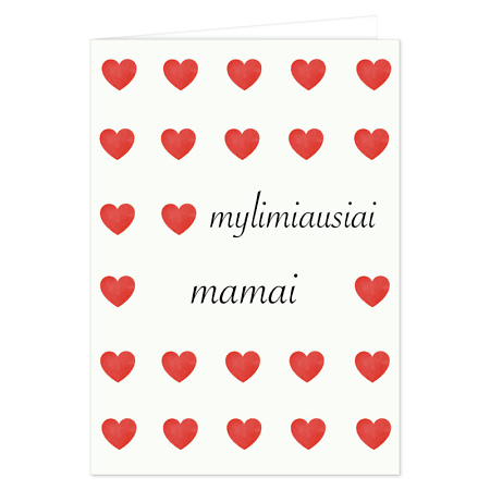 Atvirukas Mylimiausiai mamai