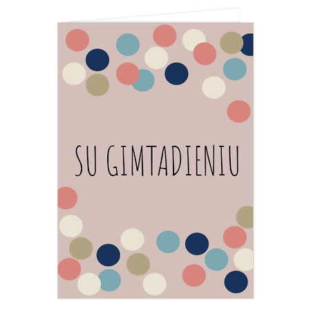 Atvirukas SU GIMTADIENIU