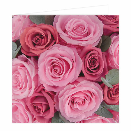 Открытка Just Roses, доставка цветов в Вильнюсе Beatričės Gėlių Namai