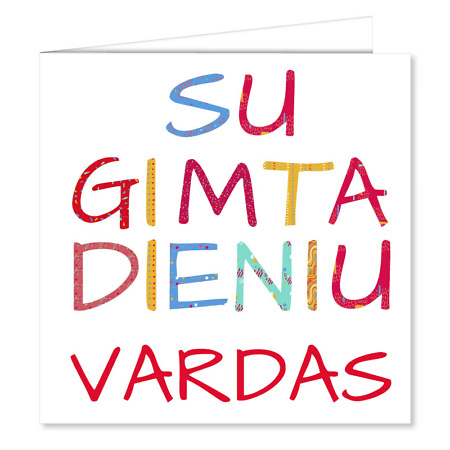 Gimtadienio atvirukas