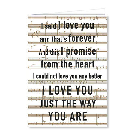 Words Greeting Card.