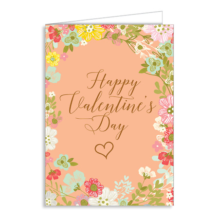 Открытка Happy Valentines Day