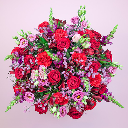 Puokštė Red gėlių pristatymas