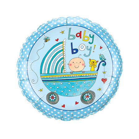 Baby Boy Foil Helium Balloon