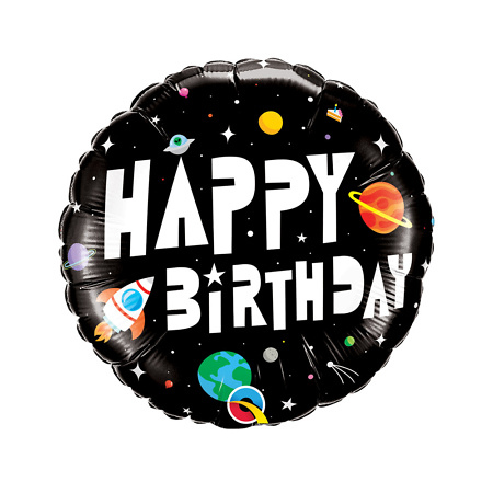 Birthday Astronaut Foil Helium Balloon