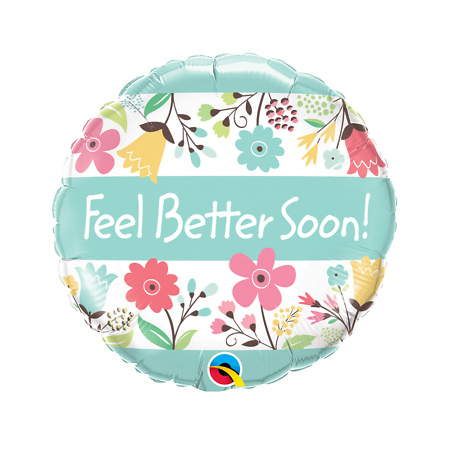 Feel Better Soon! Foil Helium Balloon