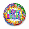 Folinis balionas "Happy Birthday"