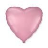 Folinis balionas "Šviesiai rožinė širdis"