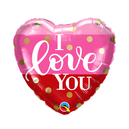 Фольгированный шар "I Love You"