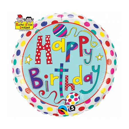 Happy Birthday Foil Helium Balloon