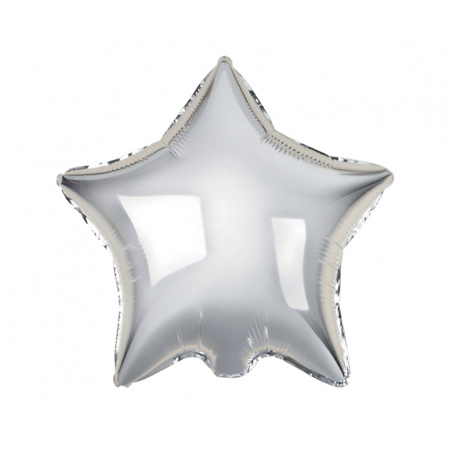 Silver Star Foil Balloon