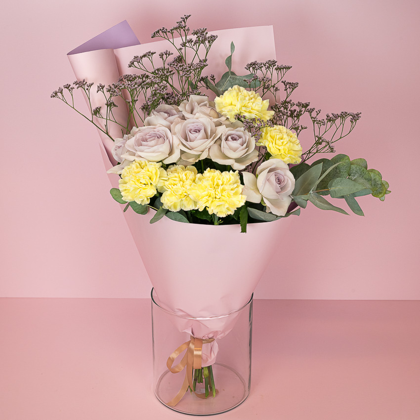 Bouquet Vintage Flower Delivery Vilnius Beatričės Gėlių Namai