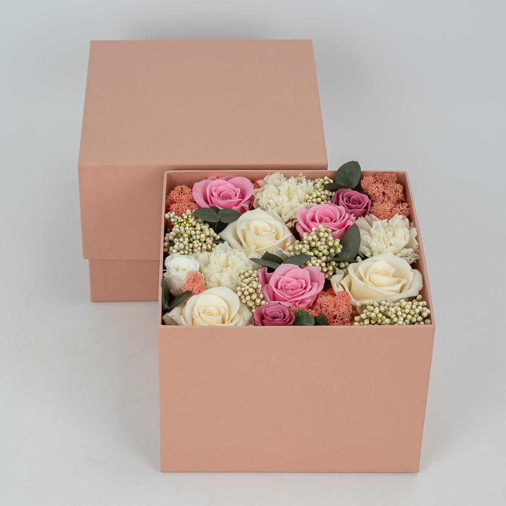 Стабилизированные цветы в коробке — изображение 3