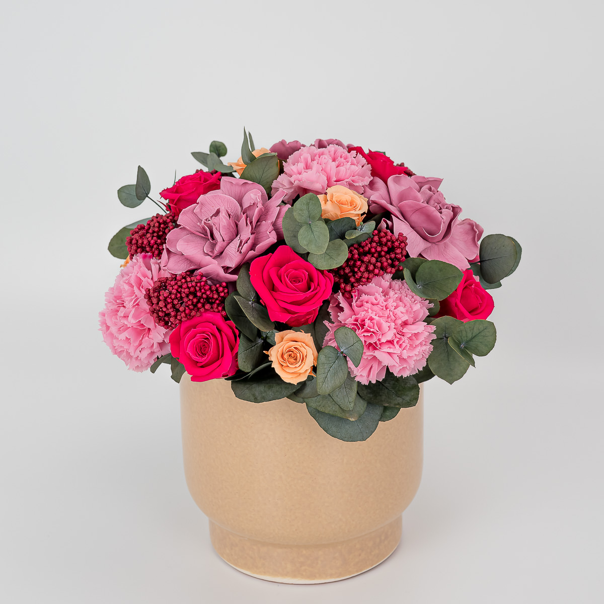 Preserved floral arrangement Bisquit Season - Flower delivery ...