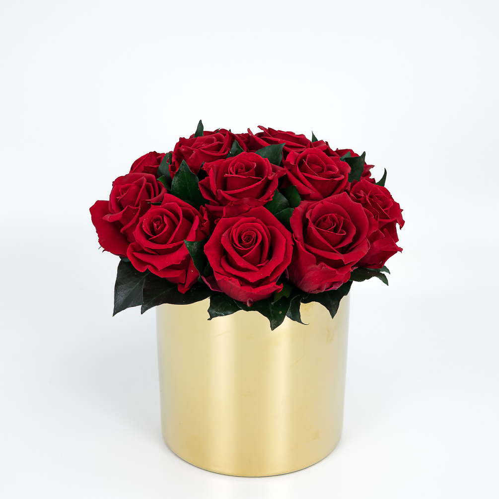 Стабилизированные красные розы Golden Red